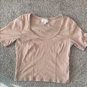 Women’s pink crop top